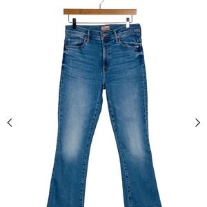 MOTHER Insider Crop Fray Jeans